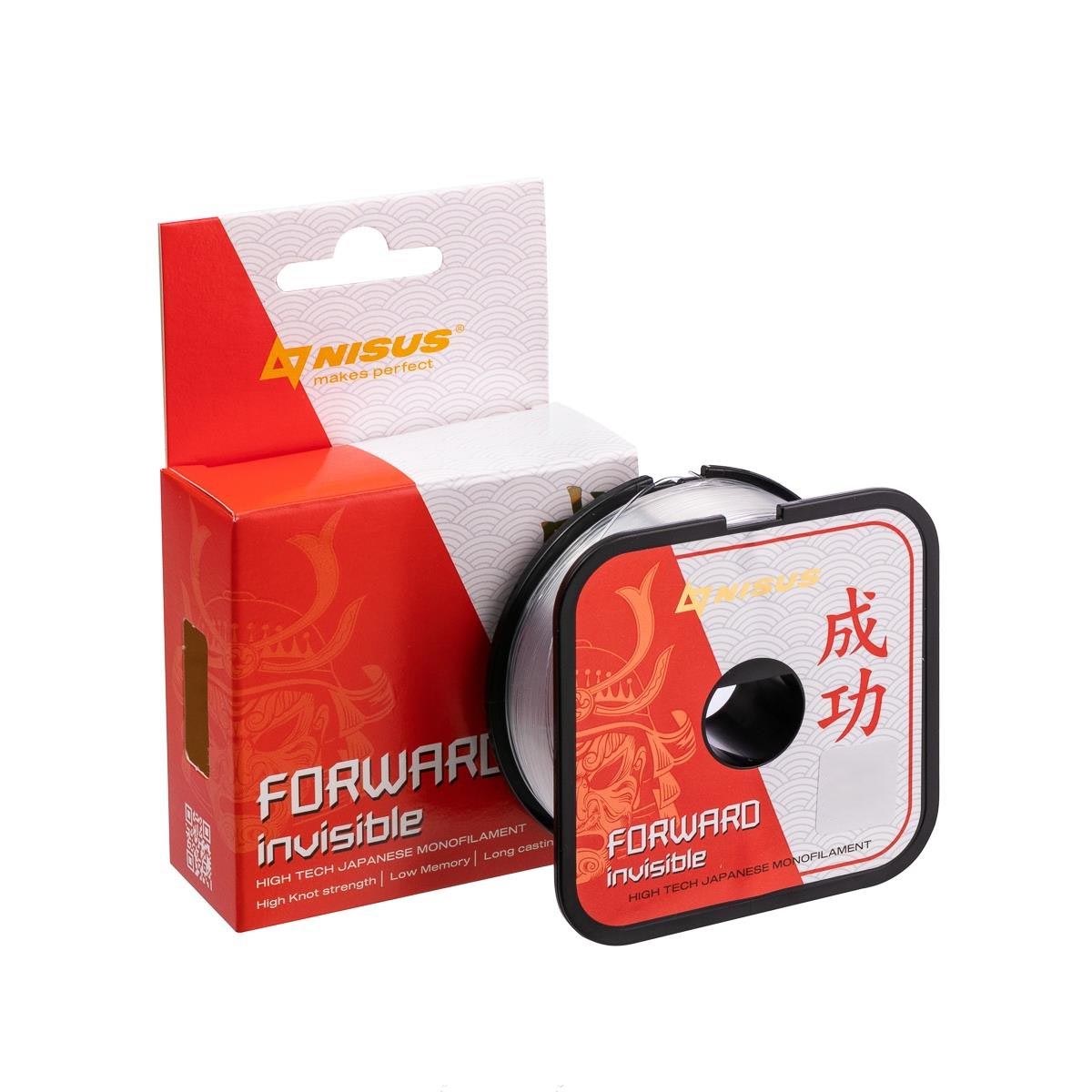 

Леска Nisus Forward Invisible 0,437mm-100m, Nylon, (N-FI-0437-100), Прозрачный