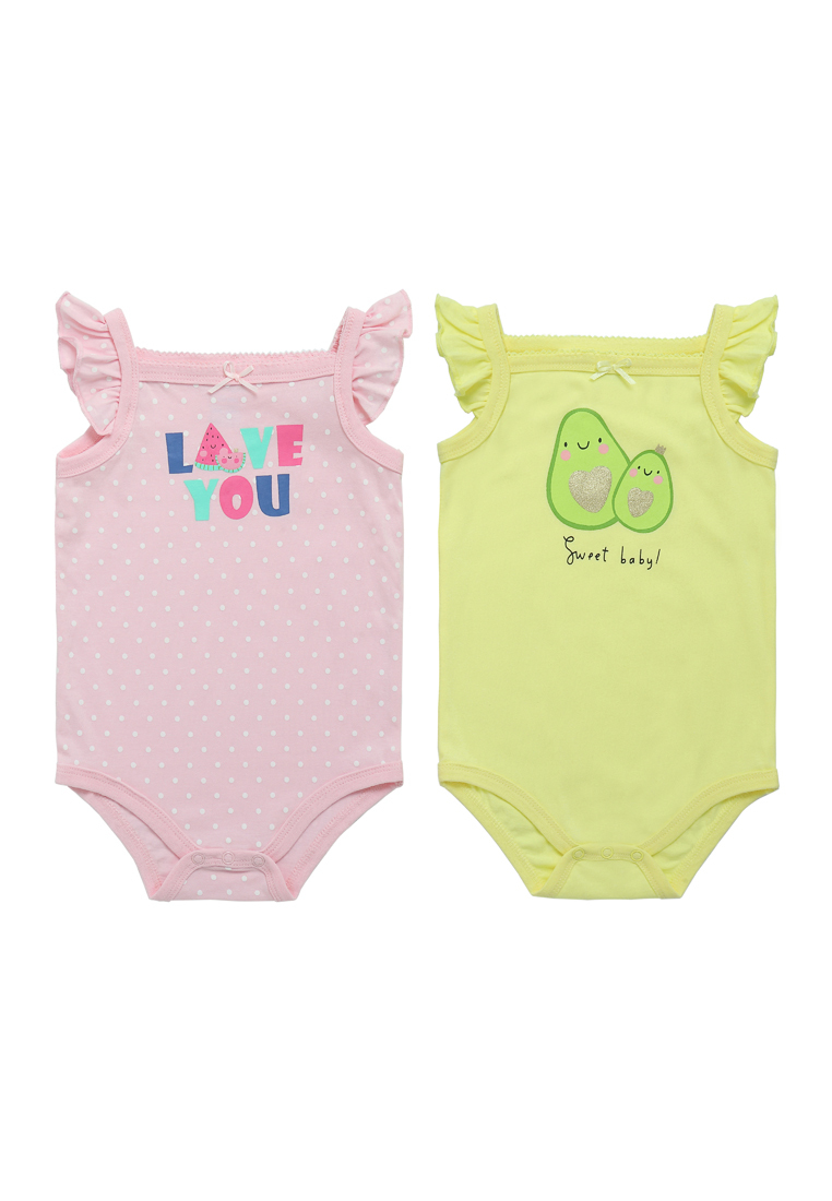 

Боди детское Kari baby SS22B17301506 цв. розовый, жёлтый р. 56, Розовый;желтый, SS22B17301506