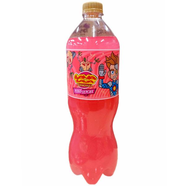 Газированный напиток Lava Lava Робо-персик 1 л