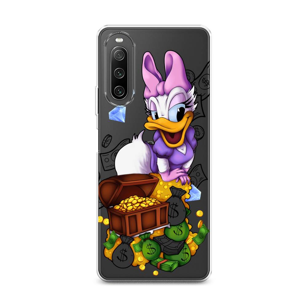 

Чехол на Sony Xperia 10 IV "Rich Daisy Duck", Коричневый;белый;фиолетовый, 55250-6