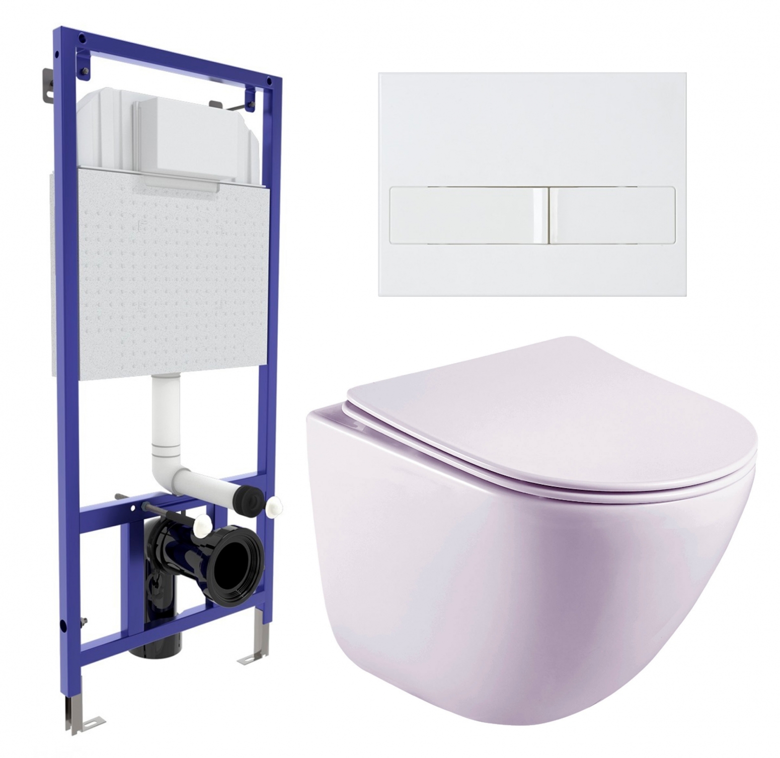 

Комплект: инсталляция Berges Wasserhaus + унитаз Esbano Lotus + кнопка белая, 524496