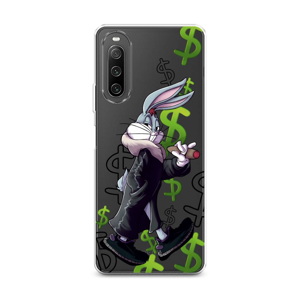 

Чехол на Sony Xperia 10 IV "Rich Bugs Bunny", Зеленый;черный;голубой, 55250-6