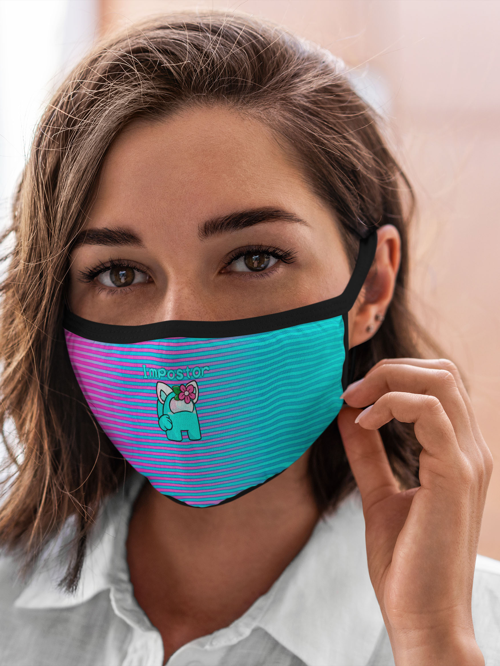 

Многоразовая маска унисекс Burnettie Among Us, Разноцветный, Among Us