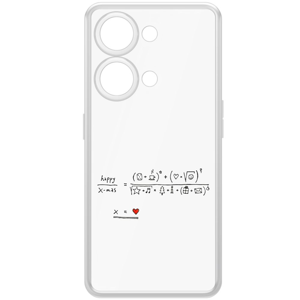 

Чехол-накладка Krutoff Clear Case Праздничная формула для OnePlus Nord 3 5G, Прозрачный