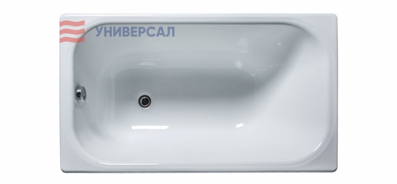 

Ванна чугунная Каприз 120*70 с регулируемыми ножками, Белый, КАПРИЗ
