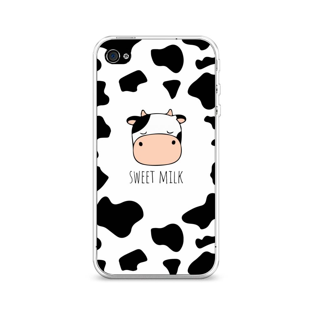 

Чехол на Apple iPhone 4/4S "Sweet milk", Розовый;белый;черный, 10150-1