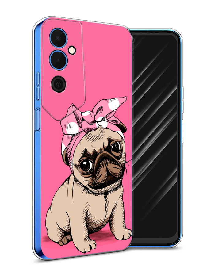 

Чехол Awog на Tecno Pova Neo 2 / Техно Пова Нео 2 "Dog Pin-Up", Розовый;бежевый