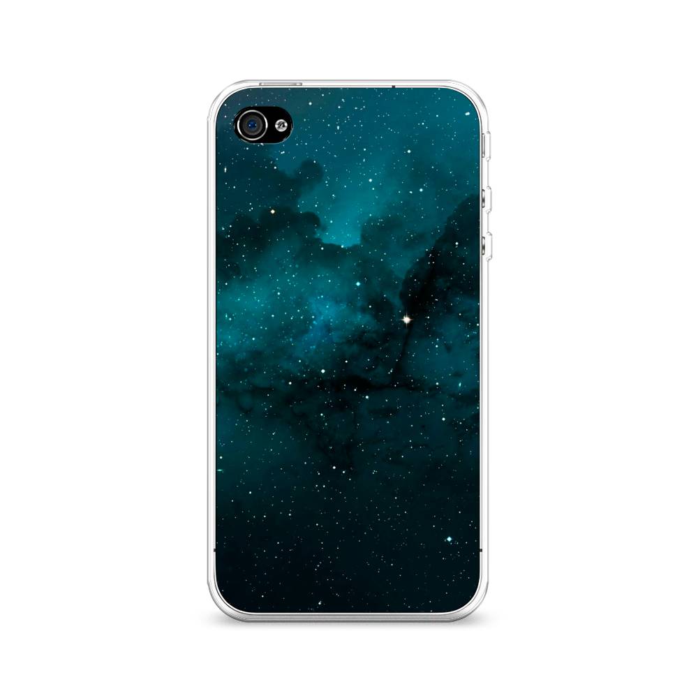 

Чехол на Apple iPhone 4 "Синий космос", 10150-2