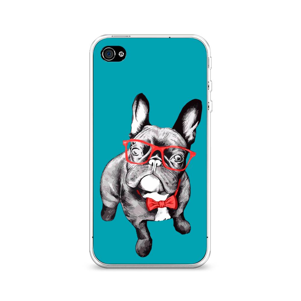

Чехол на Apple iPhone 4 "Французский бульдог", 10150-1