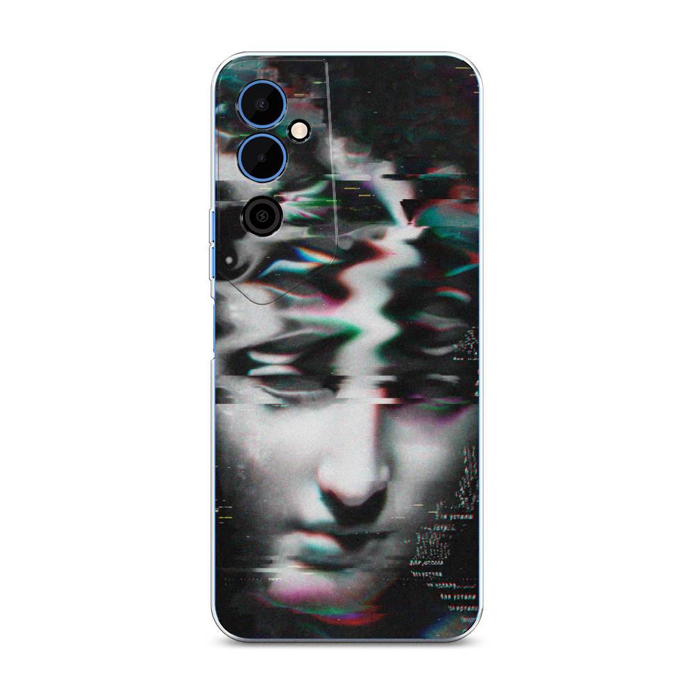 

Чехол Awog на Tecno Pova Neo 2 / Техно Пова Нео 2 "Glitch Art", Серый