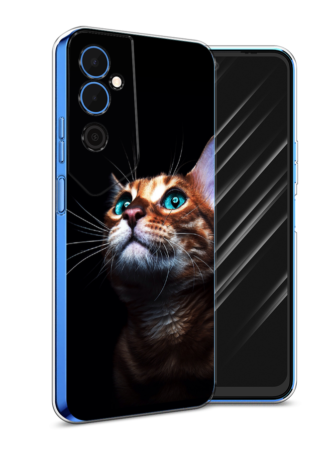 

Чехол Awog на Tecno Pova Neo 2 / Техно Пова Нео 2 "Мечтательный кот", Коричневый