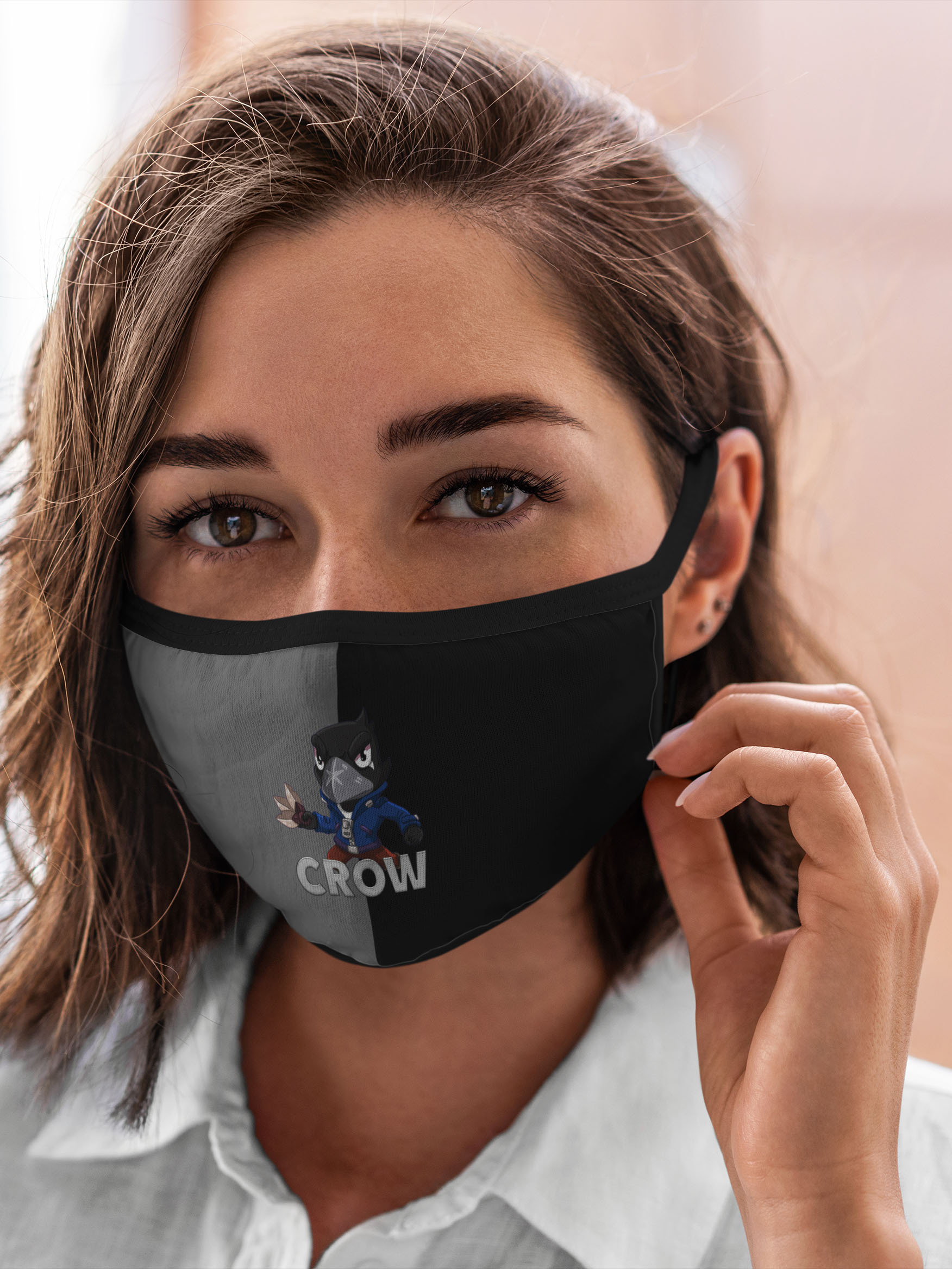 

Многоразовая маска унисекс Burnettie Brawl Stars Crow, Разноцветный, Brawl Stars Crow