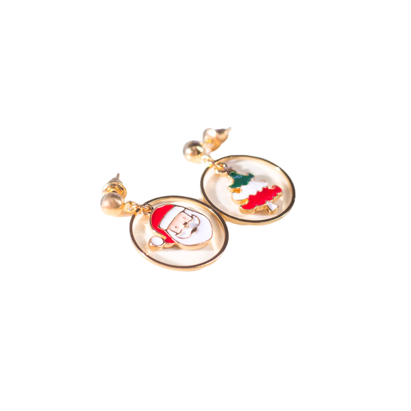 

Серьги подвески из металла Queen Fair, эмаль