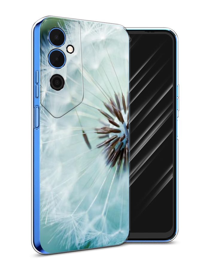 

Чехол Awog на Tecno Pova Neo 2 / Техно Пова Нео 2 "Пух одуванчика", Серебристый;серый