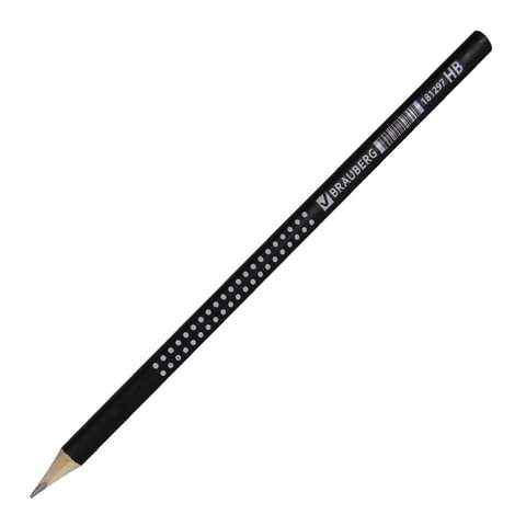 

Карандаши чернографитные BRAUBERG "Black&White" HB, арт. 181297 - (12 шт.)