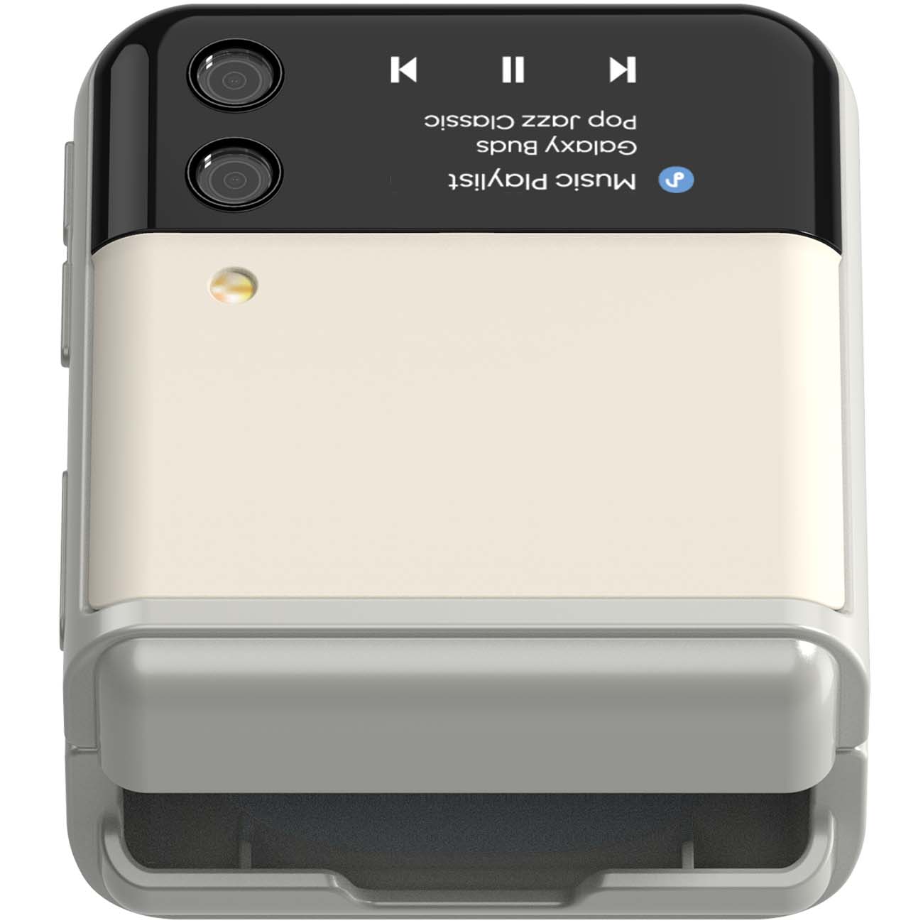 Чехол Samsung Flip3 Buds Case Cream (GP-FPR17) (GP-FPR177AMAWW)