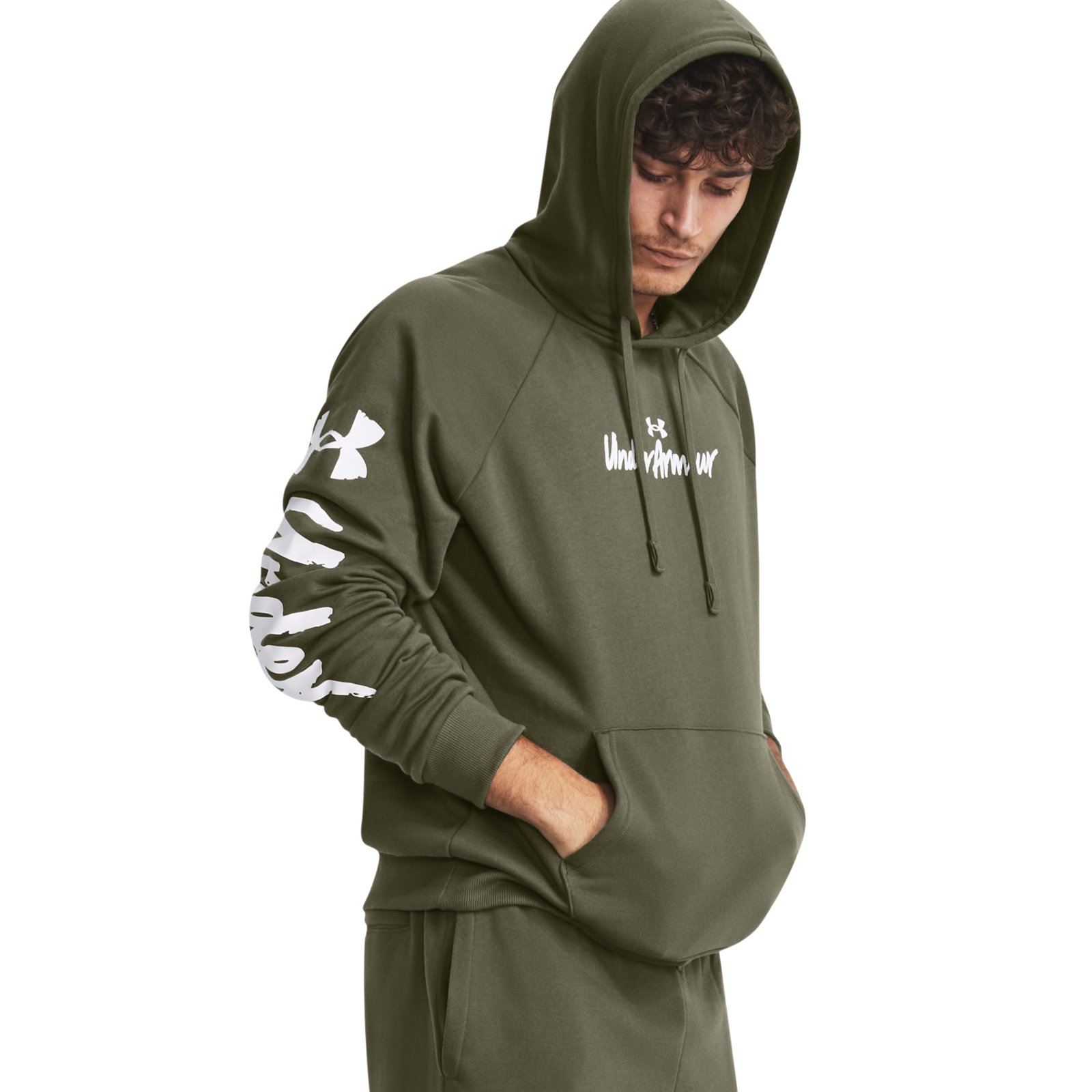 

Худи мужское Under Armour Ua Rival Fleece Graphic Hd зеленое MD, Зеленый, Ua Rival Fleece Graphic Hd