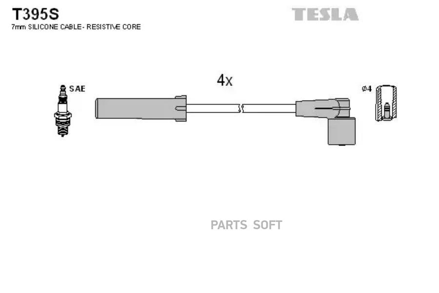 

Провода Зажигания TESLA арт. T395S