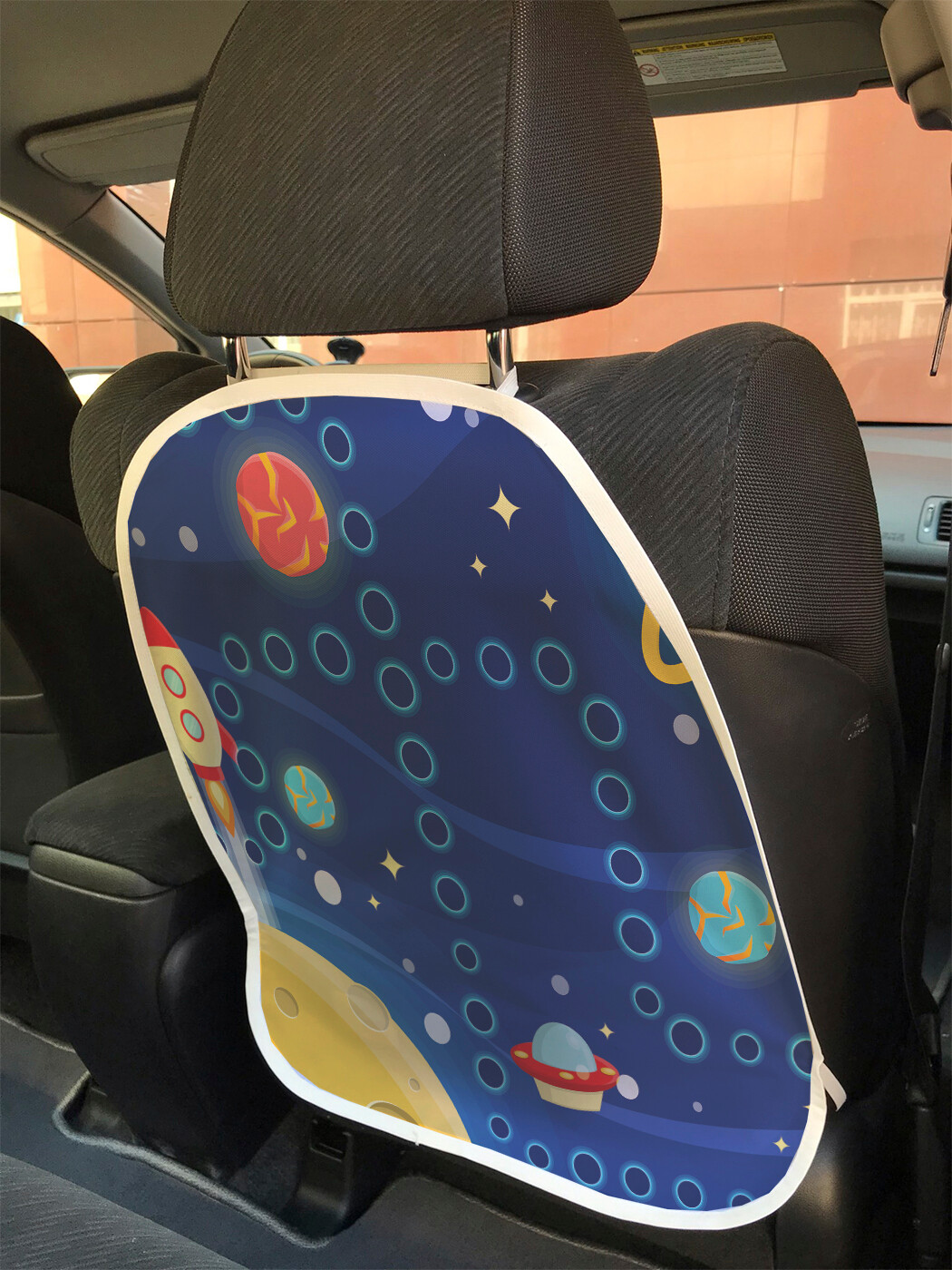 фото Накидка на спинку сиденья joyarty настольная игра в космос, 45х62