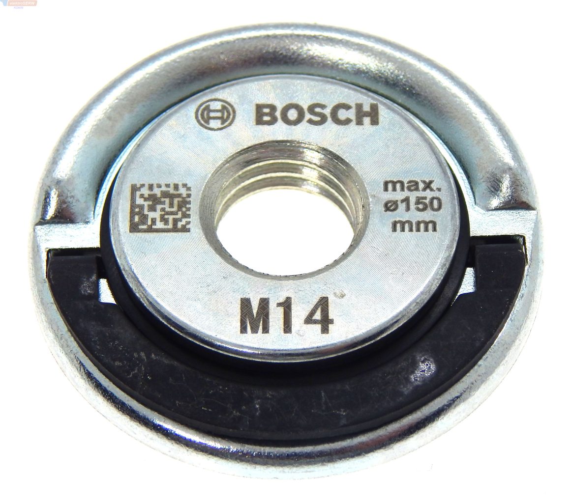 фото Гайка быстрозажимная bosch м14 для ушм (1.600.a01.6dn)