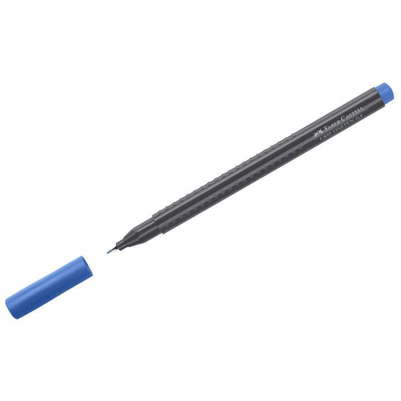 

Ручка капиллярная FABER-CASTELL "Grip Finepen" 286039 синяя, 0.4 мм, 10 штук, 286039
