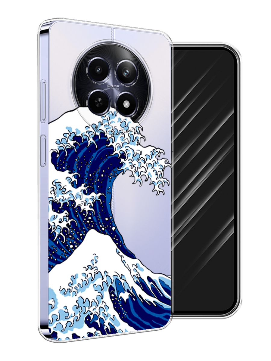 

Чехол Awog на Realme 12 5G "Волна в Канагаве", Синий;белый, 2516450-1