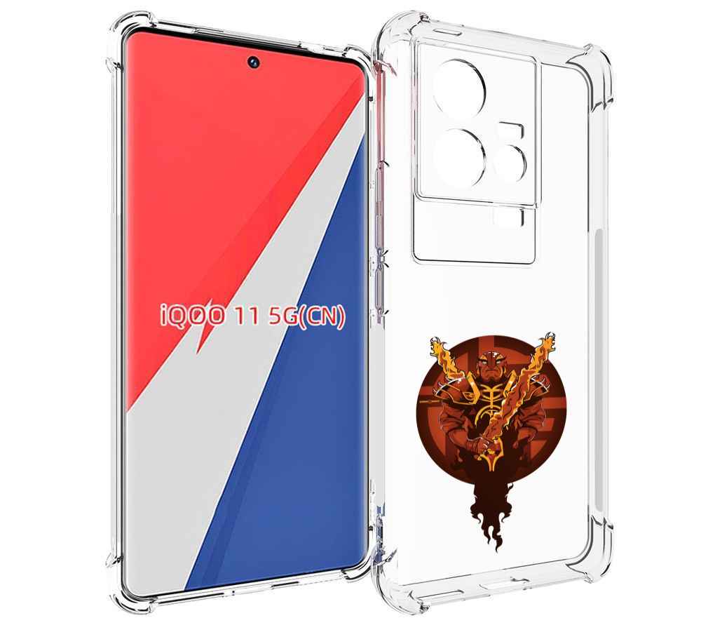 

Чехол MyPads ember spirit для Vivo iQOO 11, Прозрачный, Tocco