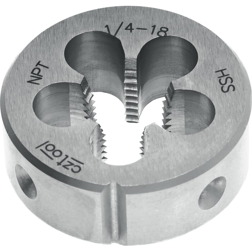 

Плашка Bucovice Tools коническая NPT 1/4" -18 HSS 38x14мм 430140