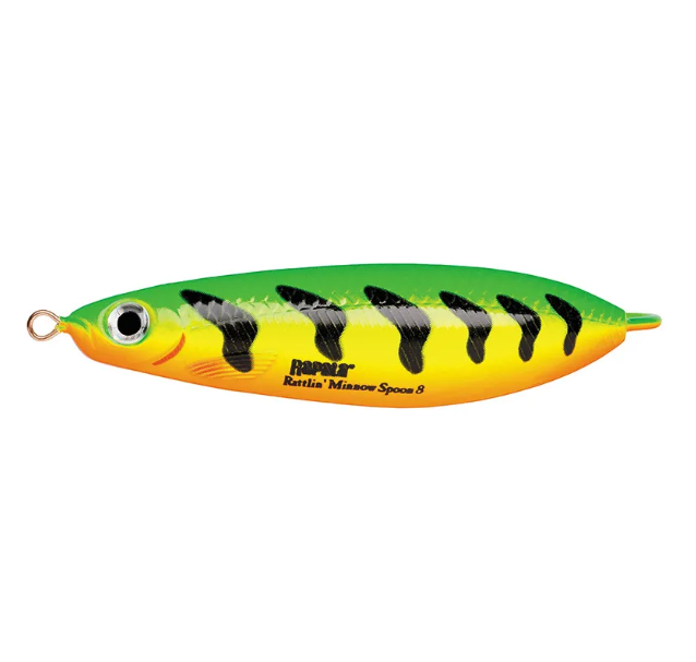 

Незацепляйка Rapala Rattlin' Minnow Spoon 08 /FT / 8см, 16гр., Желтый;зеленый;черный