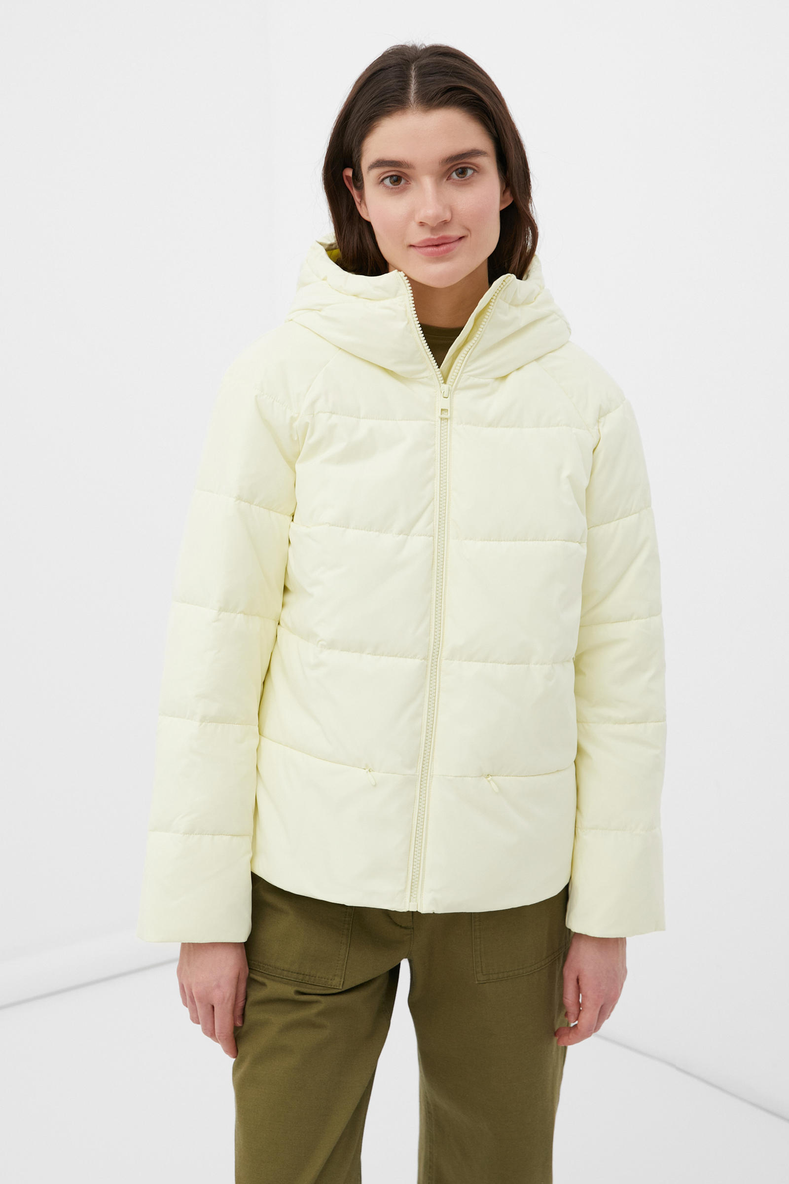 

Куртка женская Finn Flare FBC110127 желтая XL, FBC110127