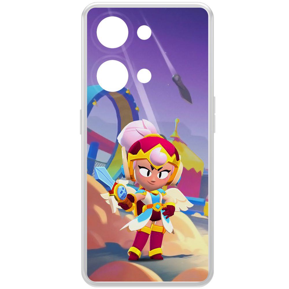 

Чехол-накладка Krutoff Clear Case Brawl Stars-Валькирия Джанет для OnePlus Nord 3 5G, Прозрачный