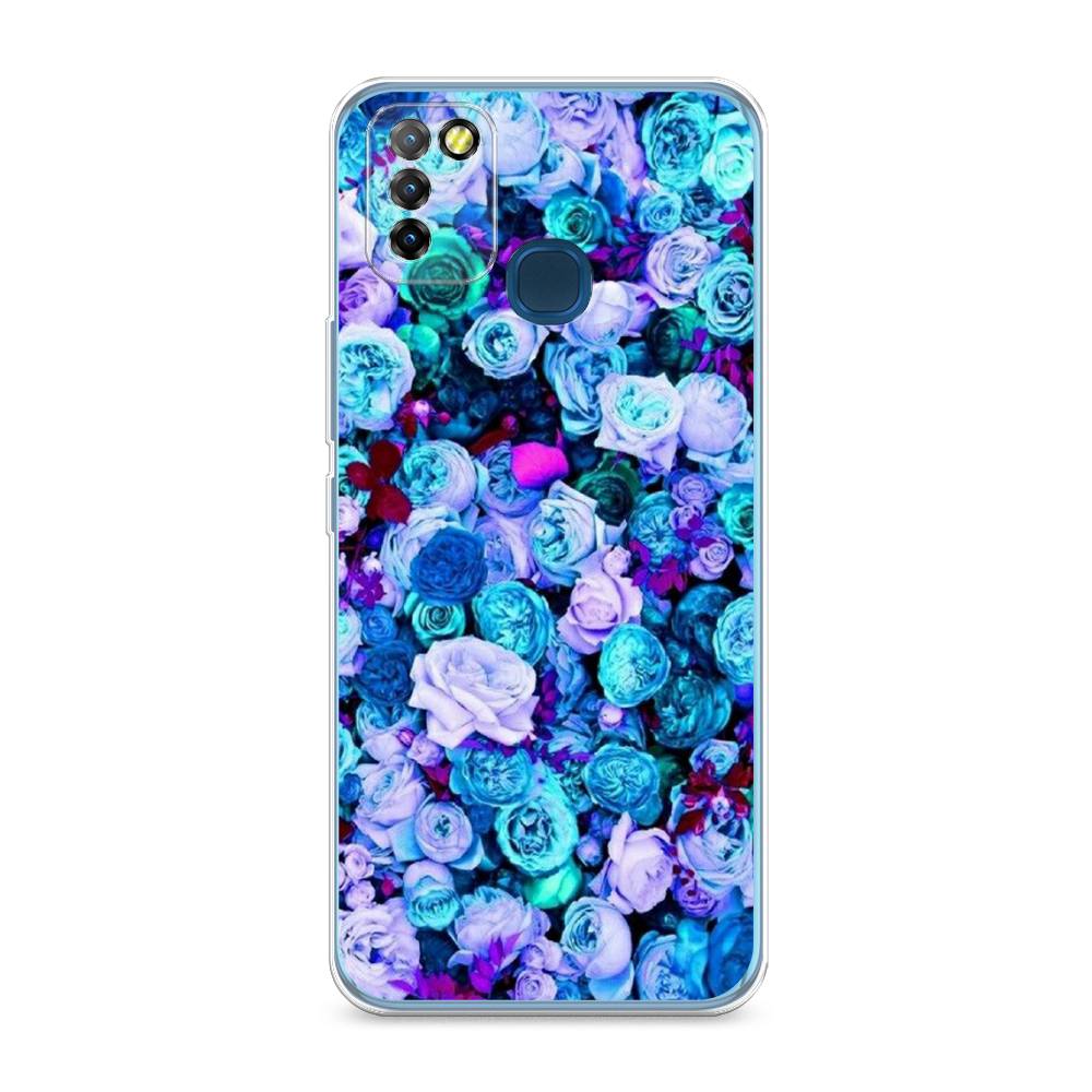 

Чехол на Infinix HOT 10 Lite "Цветочный ковер", Фиолетовый, 3100350-2