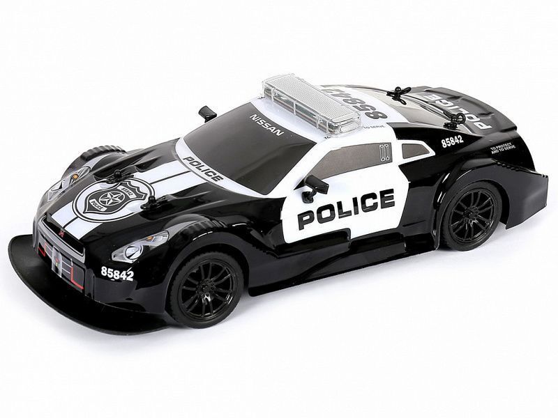 

Радиоуправляемая машина Keye Toys MX Nissan GTR Полиция с мигалками +акб 1/16 MX8992