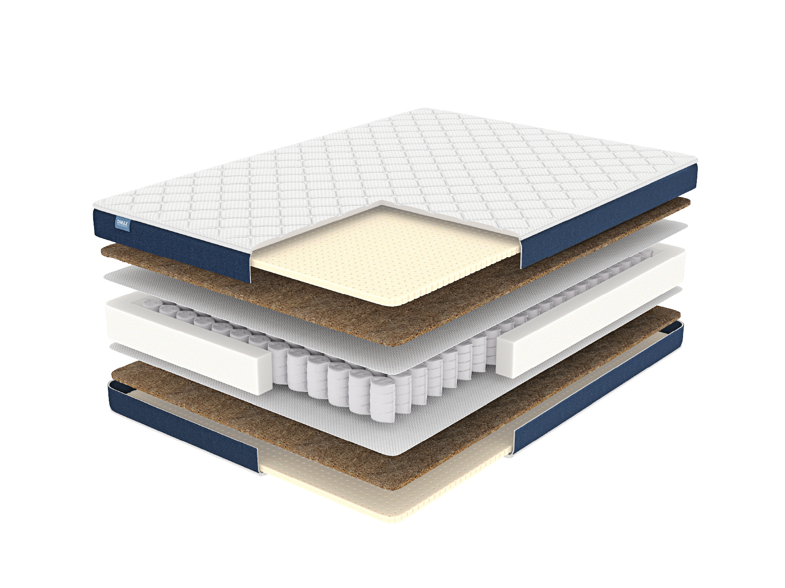 

Матрас Dimax Практик Медиум 500 210x220, Практик Медиум 500