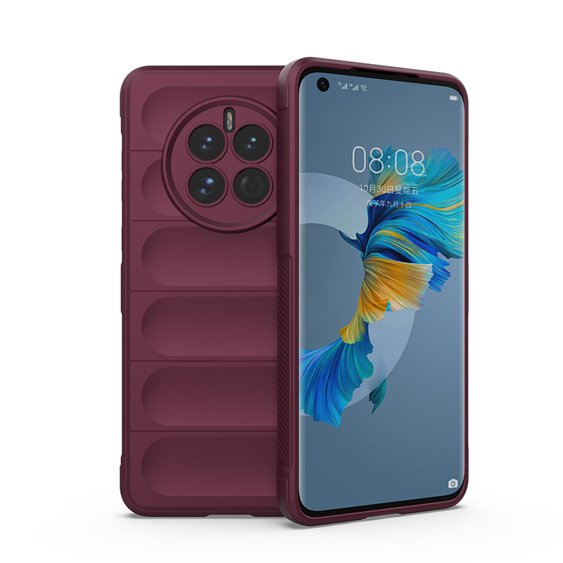 

Противоударный чехол Flexible Case для Huawei Mate 50, бордовый, Flexible Case