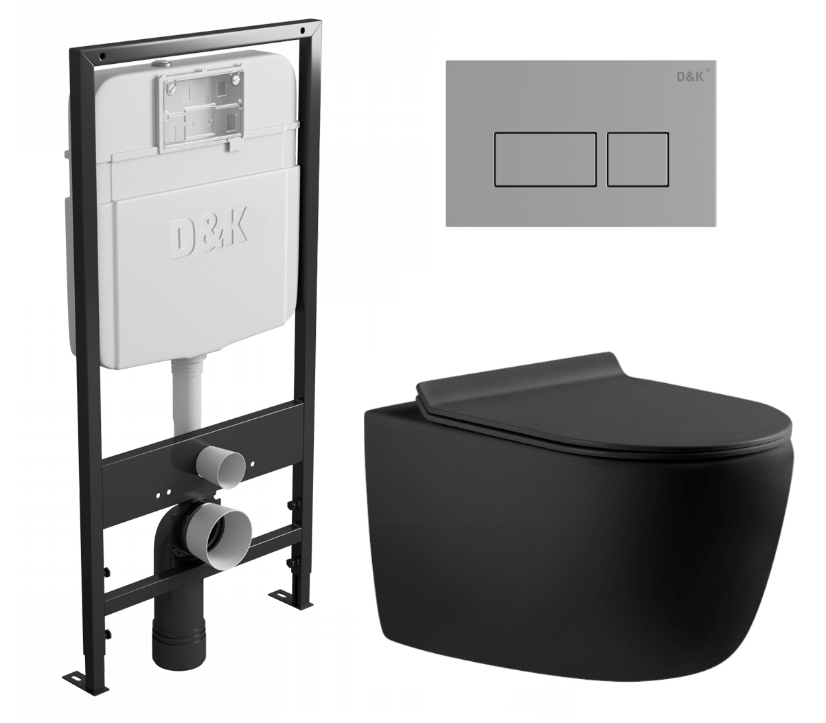 

Комплект: инсталляция D&K + унитаз Aquanet Cetus + кнопка хром, 525095