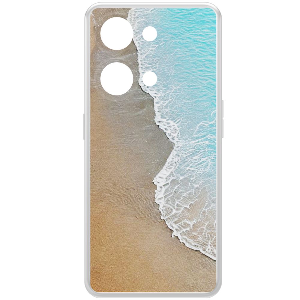 

Чехол-накладка Krutoff Clear Case Прибой для OnePlus Nord 3 5G, Прозрачный