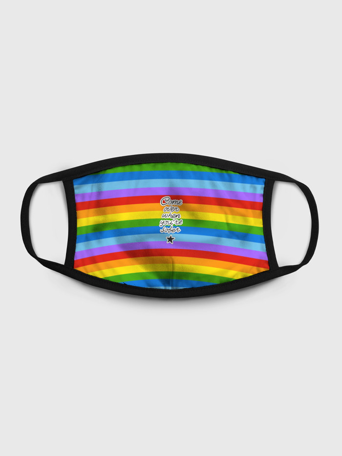 

Многоразовая маска унисекс Burnettie Come Over When Youre Sober, Разноцветный, Come Over When Youre Sober