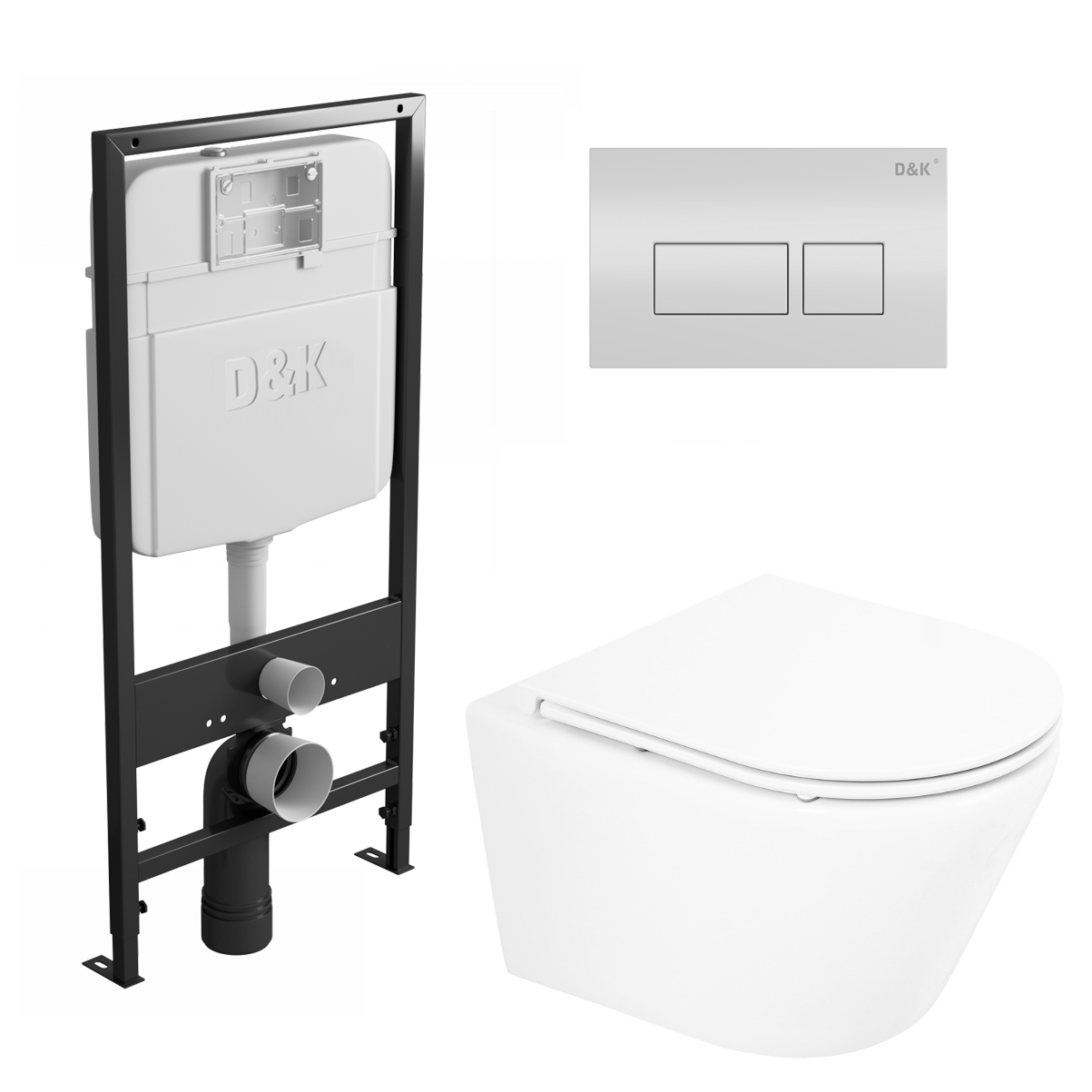 

Комплект: инсталляция D&K + унитаз BelBagno Tre + кнопка белая, 525209