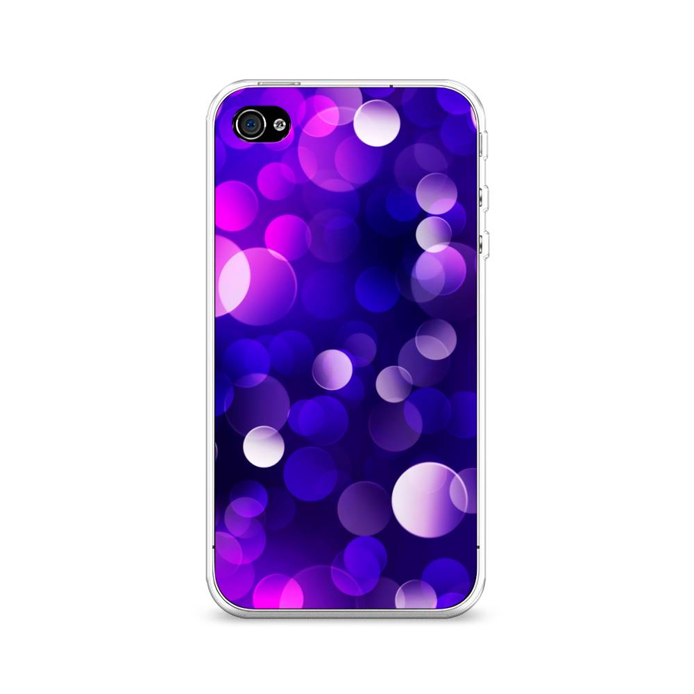 

Чехол на Apple iPhone 4 "Абстракция 27", Фиолетовый, 10150-3