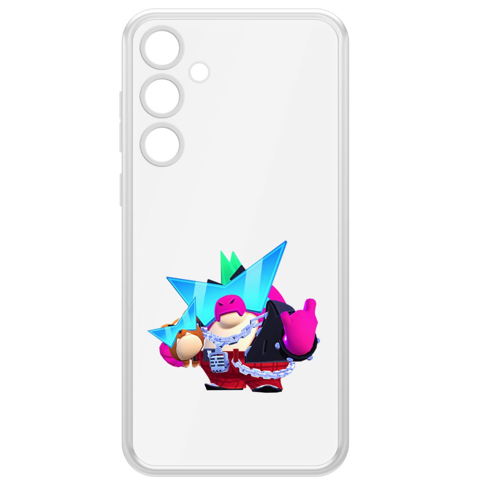 

Чехол-накладка Krutoff Clear Case Brawl Stars-Плохиш Базз для Samsung Galaxy A35 5G (A356), Прозрачный