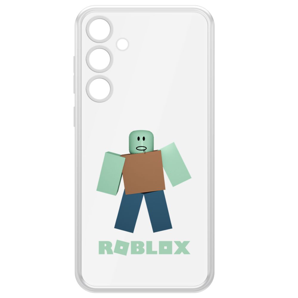 Чехол-накладка Krutoff Clear Case Roblox-Зомби для Samsung Galaxy A35 5G (A356) 600015772989 прозрачный