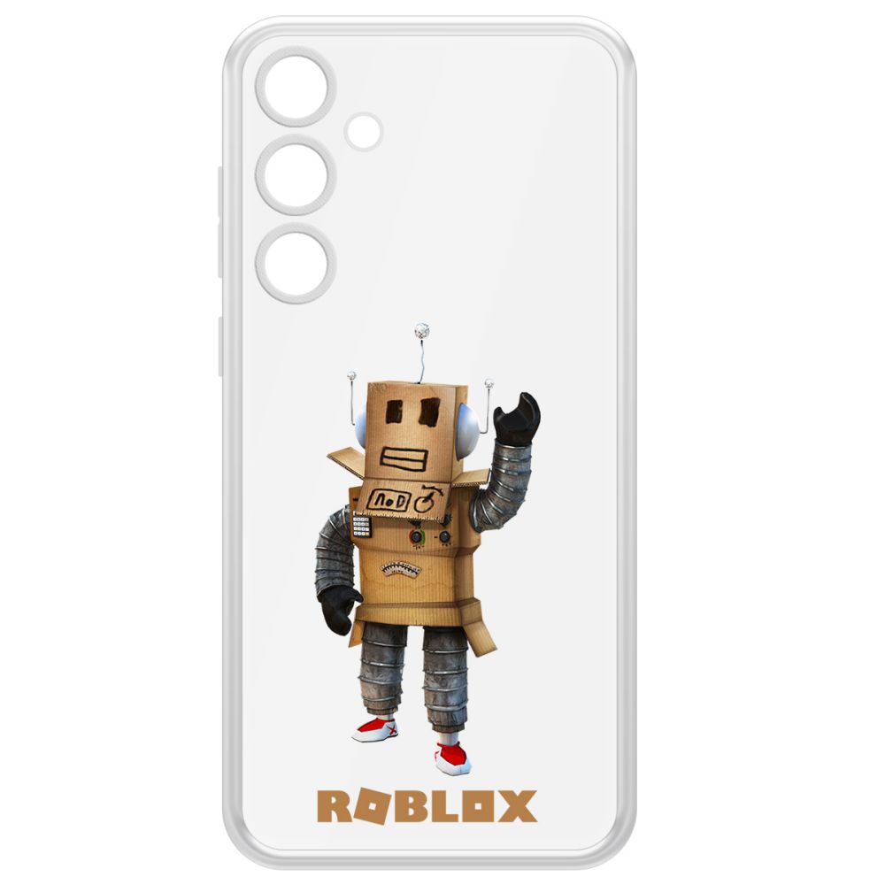 Чехол-накладка Krutoff Clear Case Roblox-Мистер Робот для Samsung Galaxy A35 5G (A356) 600015772990 прозрачный