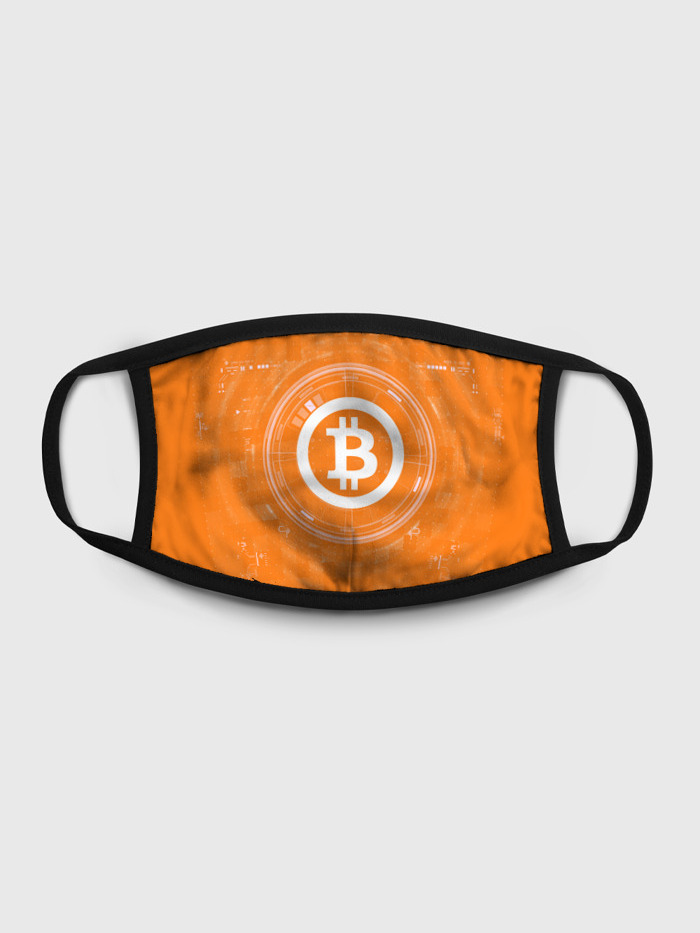 

Многоразовая маска унисекс Burnettie Bitcoin, Разноцветный, Bitcoin