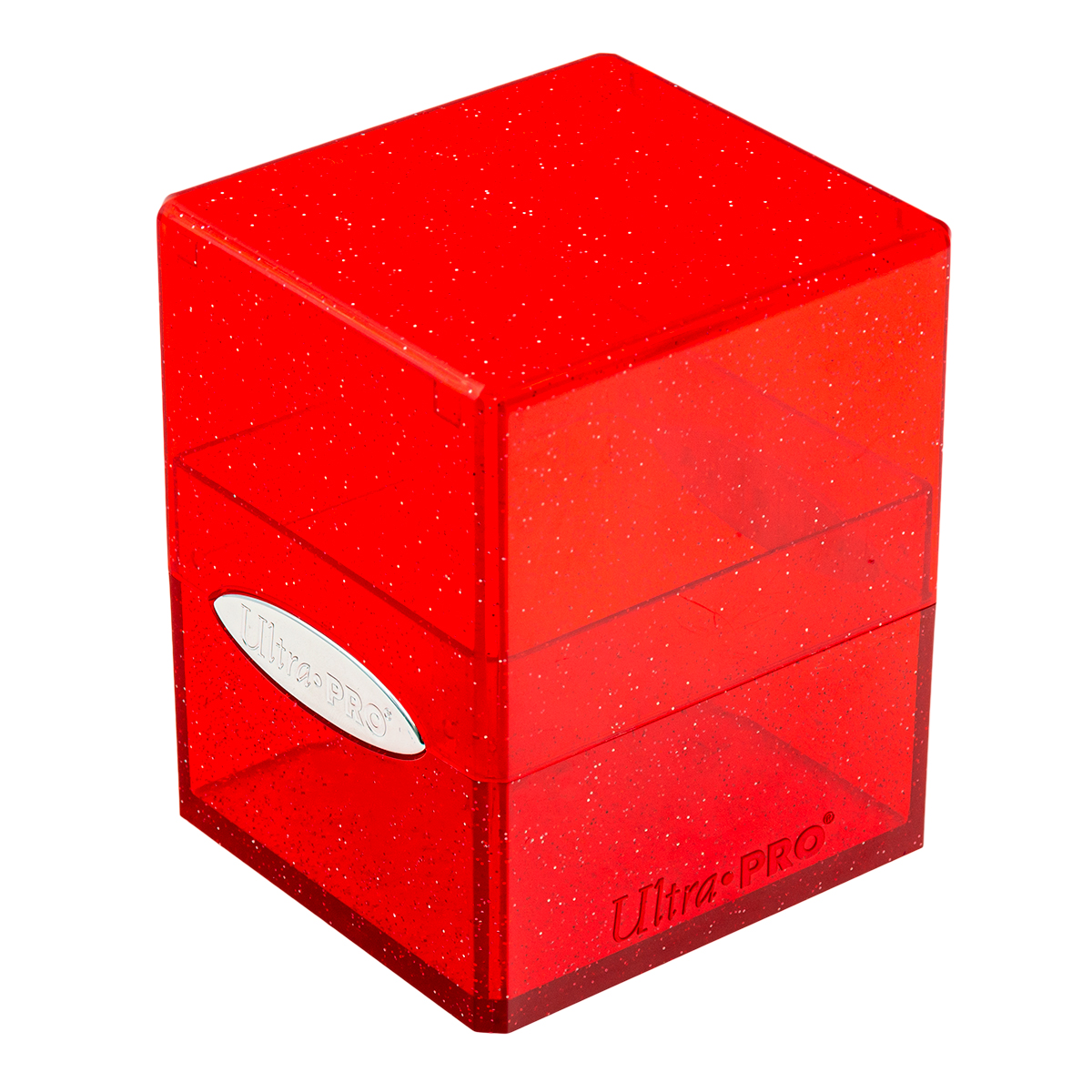 Коробочка Ultra Pro Satin Cube Glitter Red для карт MTG Pokemon