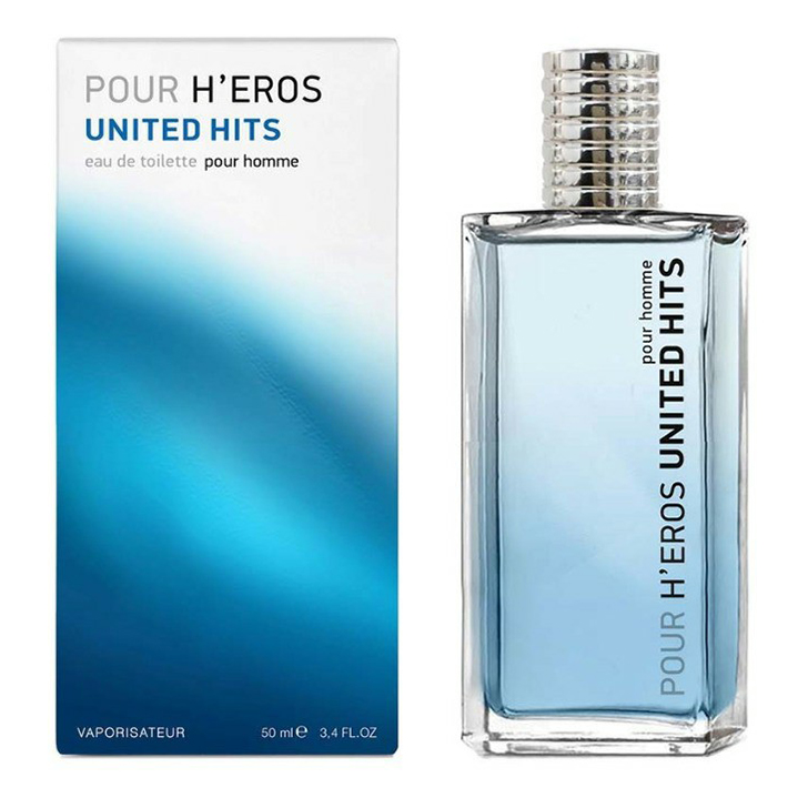 

Туалетная вода мужская United Hits Pour H`eros 85 мл, United Hits Pour H`Eros Man 85 мл