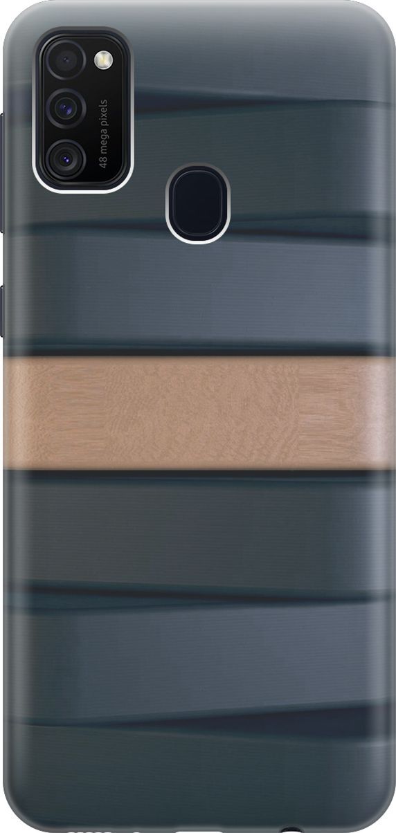 

Силиконовый чехол на Samsung Galaxy M21/M30s с принтом "Бежевая доска", Бежевый;серый, 6266