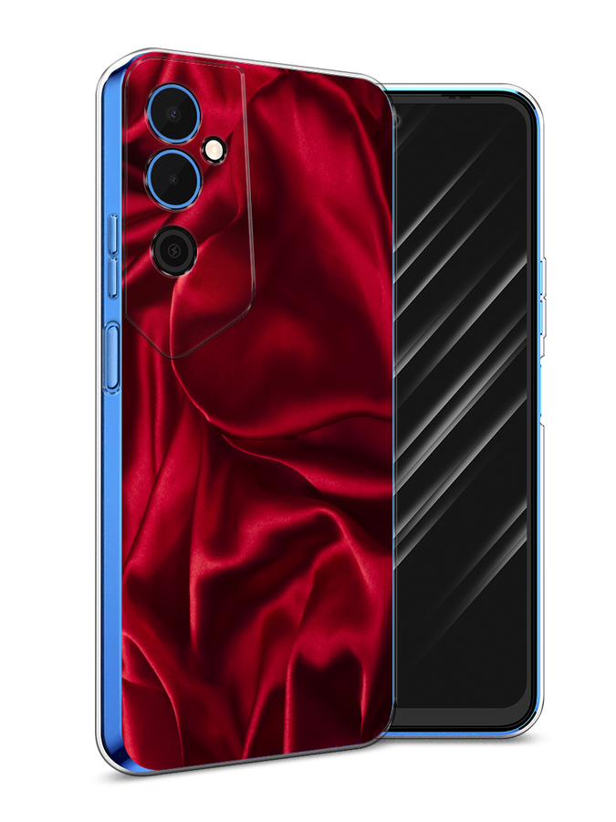 

Чехол Awog на Tecno Pova Neo 2 / Техно Пова Нео 2 "Текстура красный шелк"