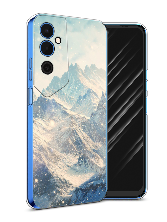 

Чехол Awog на Tecno Pova Neo 2 / Техно Пова Нео 2 "Горы 4", Голубой