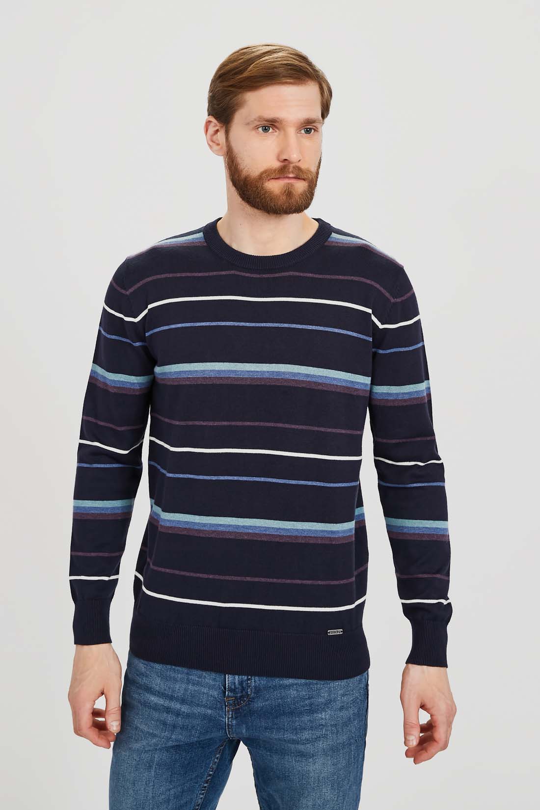 

Джемпер мужской Baon B6322007 синий XL, B6322007